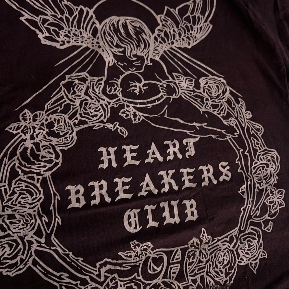 Heartbreakers club brown large tee shirt t shirt